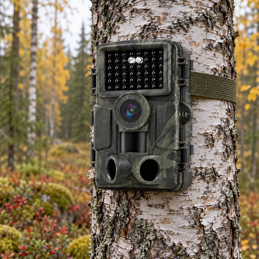 Fotopułapka WiFi 32 MP – Full HD, zdjęcia na telefon bez abonamentu