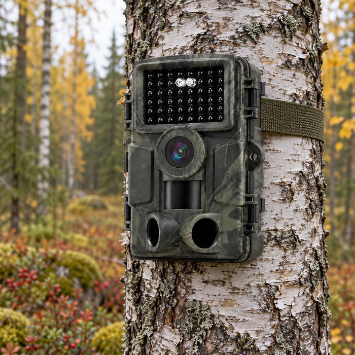 Fotopułapka WiFi 32 MP – Full HD, zdjęcia na telefon bez abonamentu